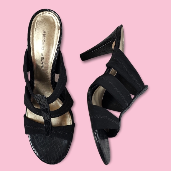 ANTONIO MELANI Shoes - Y2K Slip on Heels Size 9